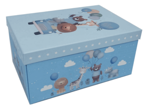 Offershop-Flat-Pack-Gift-Box-With-Lid-Ideal-for-Christmas-Birthdays-Keepsake-Christening-and-Baby-Shower-Baby-Boy 